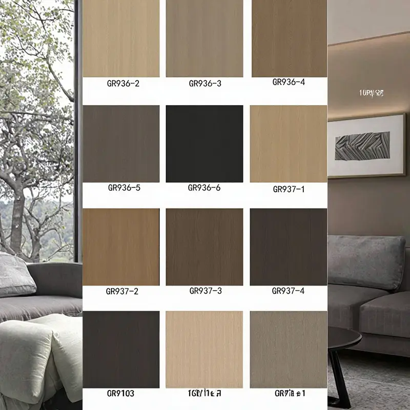 Moderne ontwerpstijl PVC Decoratieve film