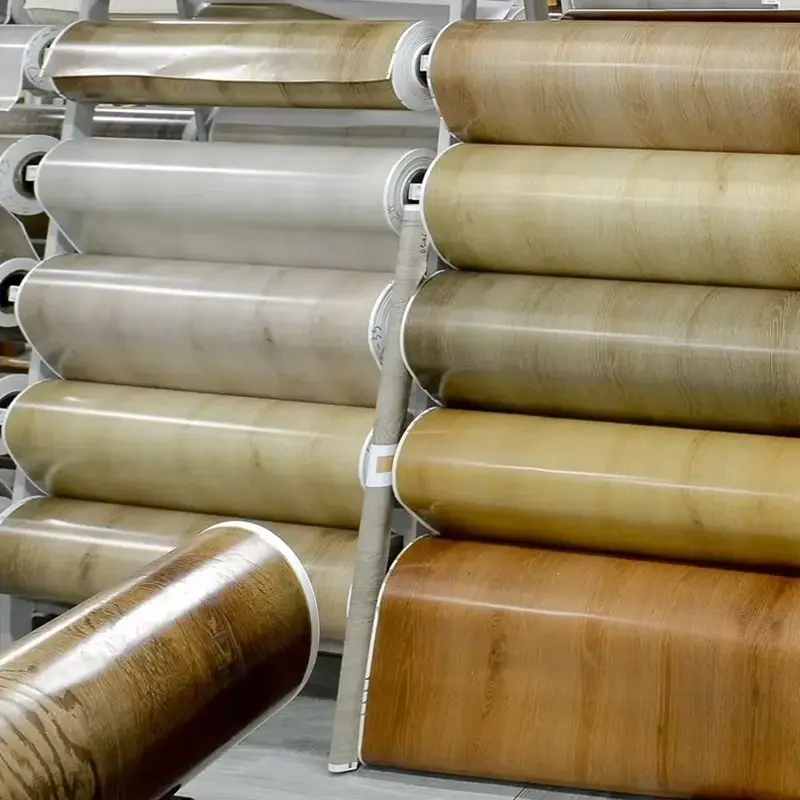 PVC Color Decor Films voor lamineren op WPC -vloeren